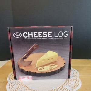 Novelty Cheese Board Lumberjack Style